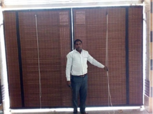 ब्राउन प्योर बैम्बू गेट चिक्स