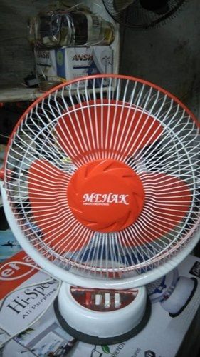 White+Red Electric Economy Series Table Fan