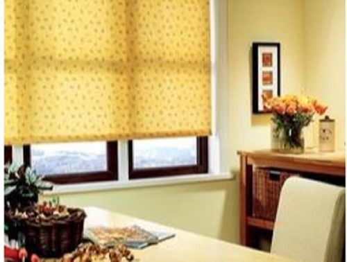 Yellow Window Designer Roller Blinds