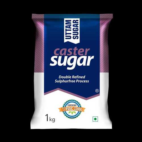 100% Pure Packed Double Refined Caster Sugar 1 Kilogram