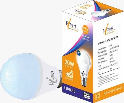 White 20W Cool Daylight Indoor Light Led Bulb