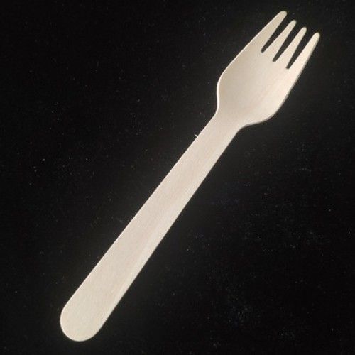 Biodegradable Disposable Birch Wooden Eco-friendly Spoon Cum Fork