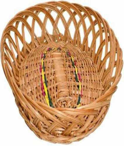 Brown Natural Wood Colour Decorative Basket 