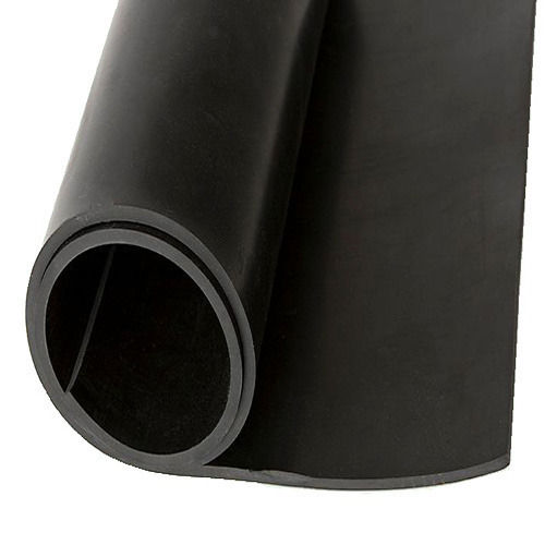 Black Plain Pattern Nitrile Rubber Sheets