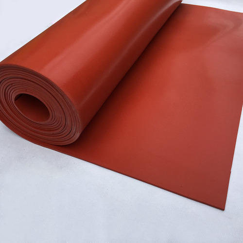 Red Color Silicone Rubber Sheet