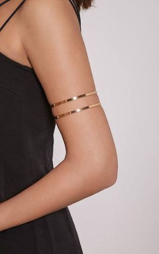 Women's Gold Plated Brass Metal Armlet