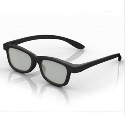 Black Abs Frame 3d Unisex Glasses