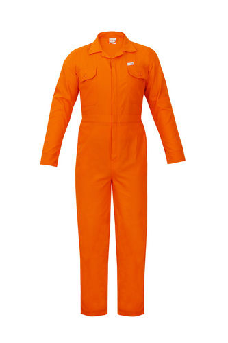 Orange Color Cotton Comfort Coverall