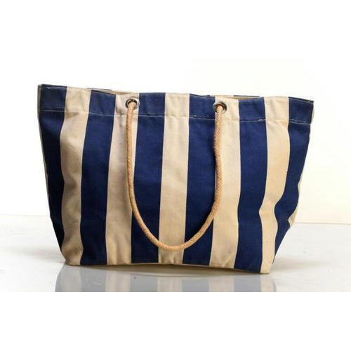 Rope Handle Ladies Cotton Bag