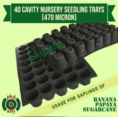 Black Cavity Nursery Seedling Trays