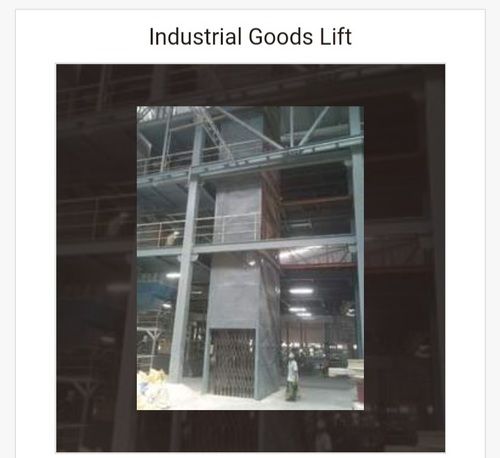 Electric Industrial Goods Lift