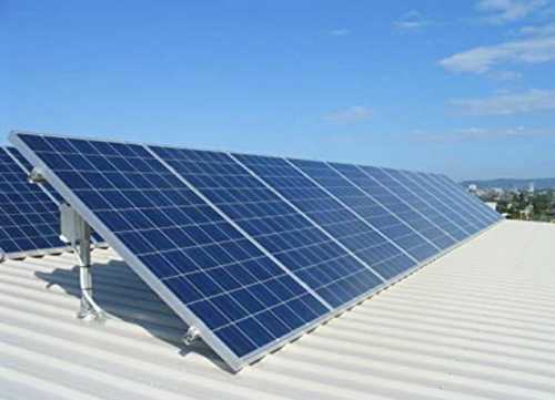 Blue Fully Automatic Rooftop Solar System