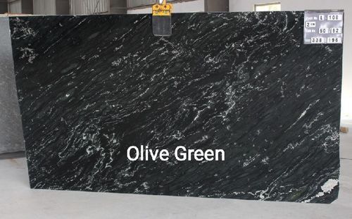 Olive Green Granite Slabs Size: Multisizes