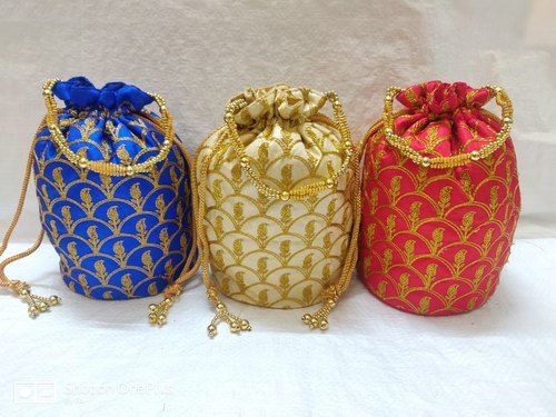 Round Gift Potli Bag