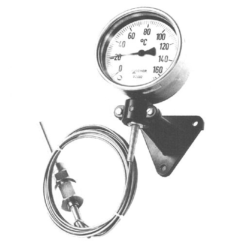 Gas Expansion Thermometer With Capillary