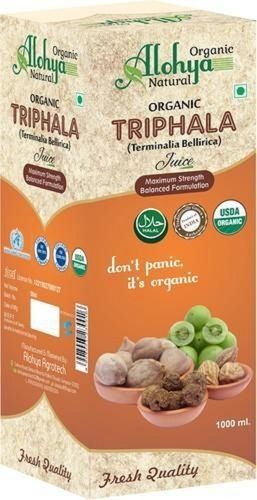 Organic Herbal Triphala Terminalia Bellerica Juice Direction: As Per Printed Or Experts Advise