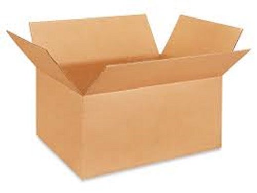 Heavy Duty Corrugated Box - Rectangular, Brown | Leakage Proof, Non Breakable, Bio-Degradable, Recyclable, Eco-Friendly, Good Quality