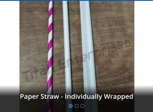 Individually Wrapped Paper Straw