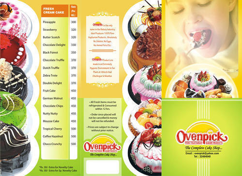 Menu card template drinks and cakes Vector. Fresh coffee, cupcakes, design  line art Stock Vector Image & Art - Alamy