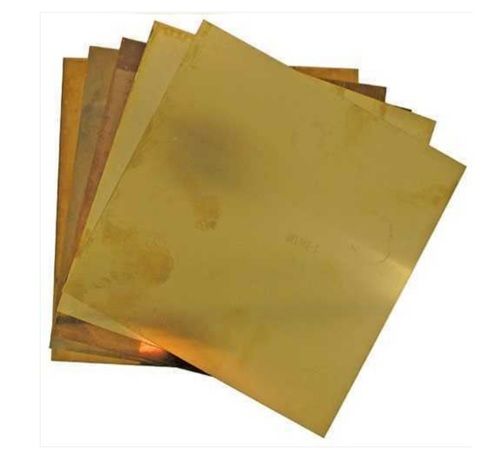 Square Shape Brass Sheet Thickness: 1-5 Millimeter (Mm)