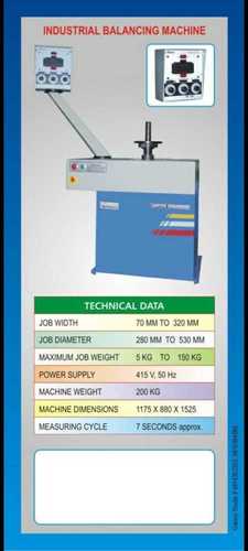 Blue Vertical Dynamic Balancing Machines