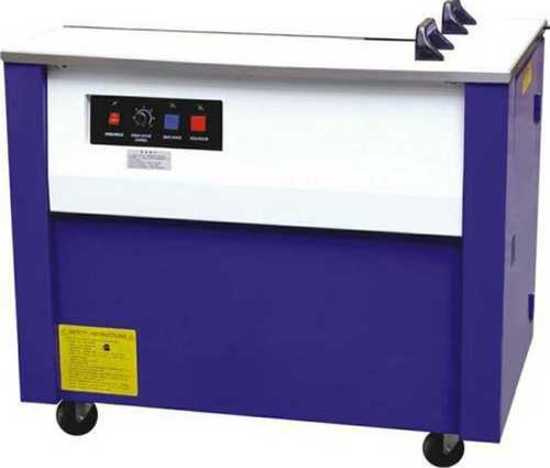 Blue Automatic Three Phase Strapping Machine