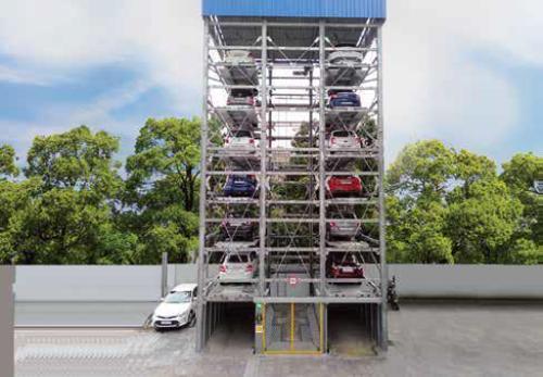 Hydraulic Combiparker 555 Automatic Multilevel Car Parking