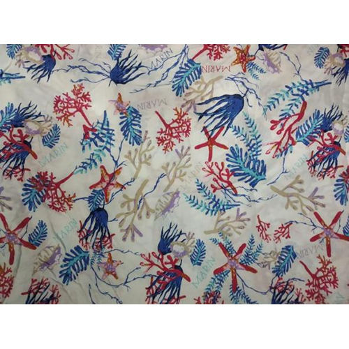 Rayon Marin Print Fabric Grade: A