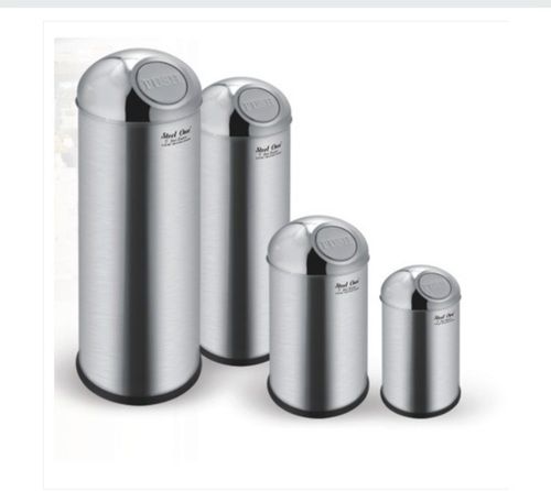 Stainless Steel Push Can Bins