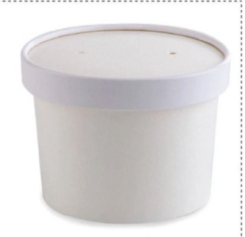 Disposable White Paper Containers