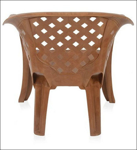 Durable Brown Plastic Chair