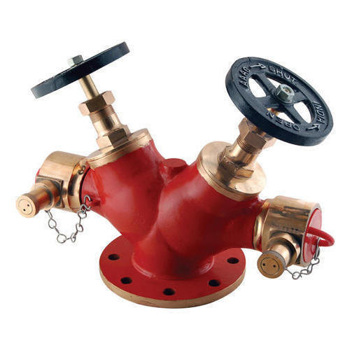 Gunmetal Double Head Fire Hydrant Valve Application: Hospital