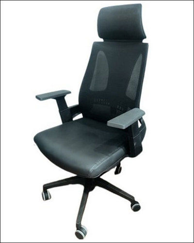 High Back Black Office Leather Chair