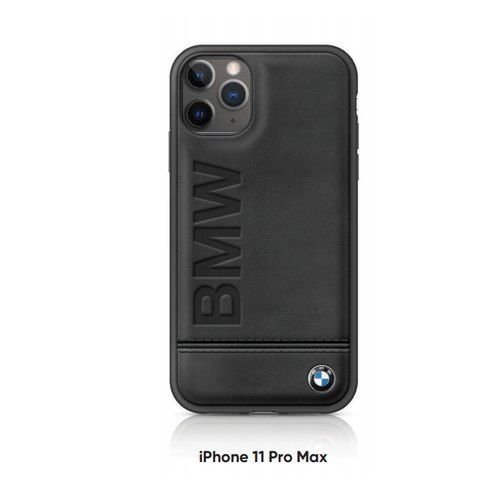 Iphone 11 Pro Max Bmw Logo Imprint Phone Case Body Material: Leather