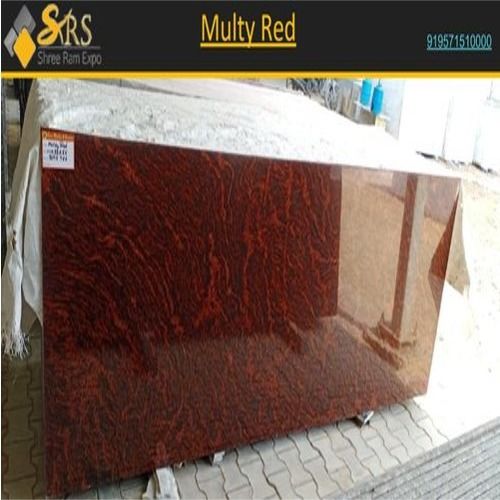 Multy Red Marble Slab Size: Multisizes