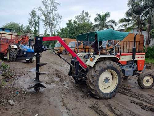 Gear Straight Driving Tractor Attached Post Hole Digger