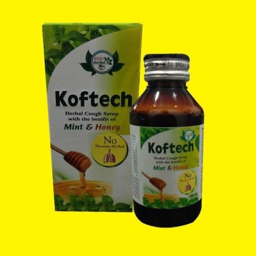 Herbal Mint Honey Cough Syrup Age Group: For Adults