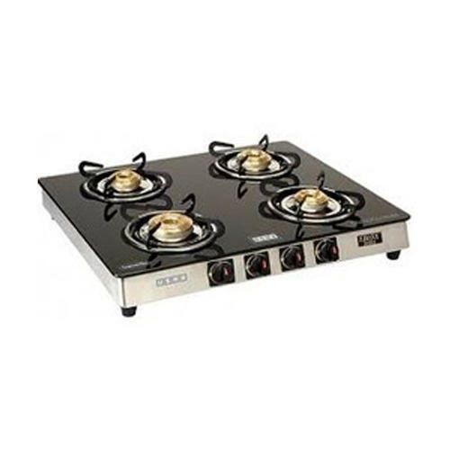 Manual Usha 4 Brass Burner Lpg Gas Stove