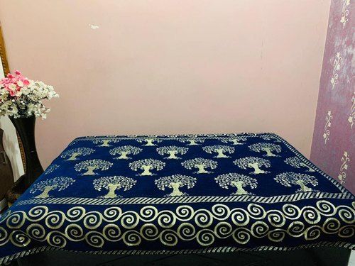 Multicoor Decorative Velvet Bed Sheet