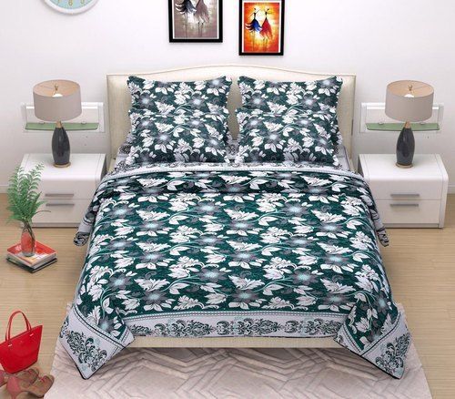 Multicoor Handloom Printed Bed Sheet