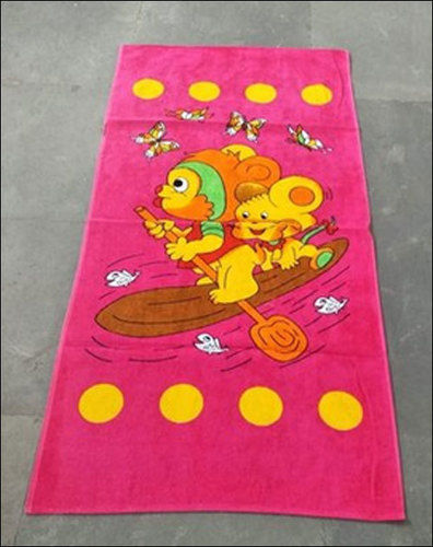 Kids Printed Bath Towel Age Group: Children