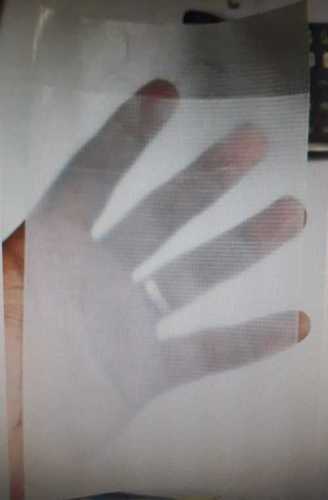 White Plain Transparent Plastic Cover