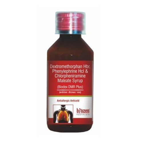 Phenylephrine HCL And Chlorpheniramine Maleate Syrup - 100 ML Bottle | Anti-Allergic Relief for Dry Cough and Congestion, Suitable for Adults