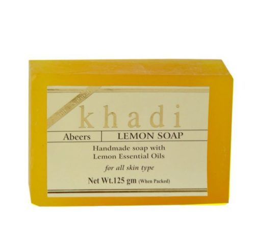 Skin Friendly Pure Essence Lemon Soap With Essential Oil