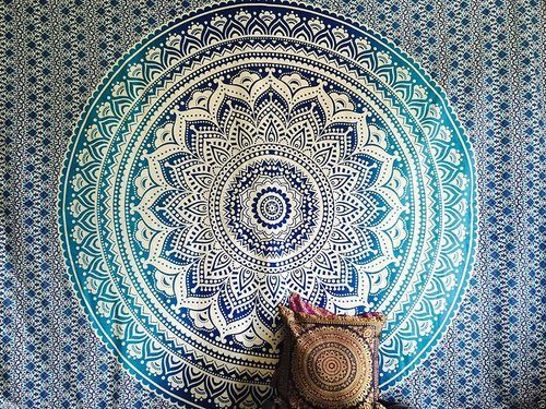 Designer Blue Ombrey Tapestries