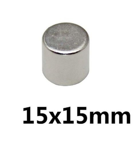 Silver 15X15 Millimetre Neodymium Permanent Magnet