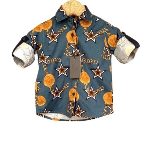 Casual Wear Printed Cotton Customizable Sleeves Kids Shirts Age Group: 1 To 12 Yrs.