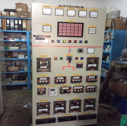 Metal Control And Relay Panel