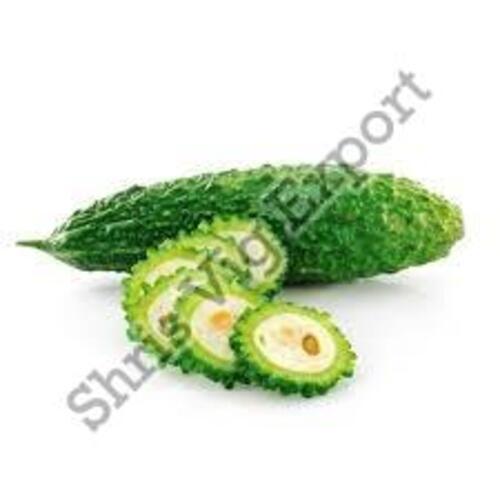 Fresh Bitter Gourd - Green Vegetable, 34 Calories per 100g, Chopped, Suitable for Cooking, Keep in Cool & Dry Places