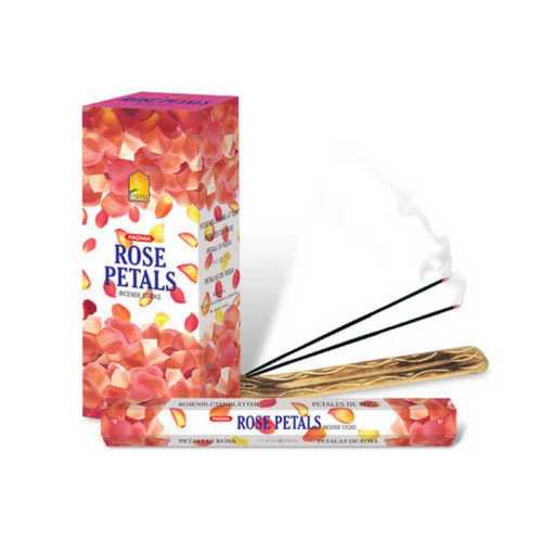 Straight Rose Petals Incense Sticks